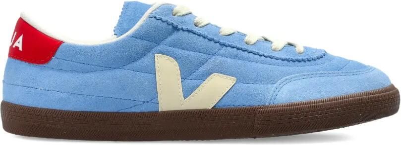 VEJA Panenka suède sneakers met vlakken Blauw