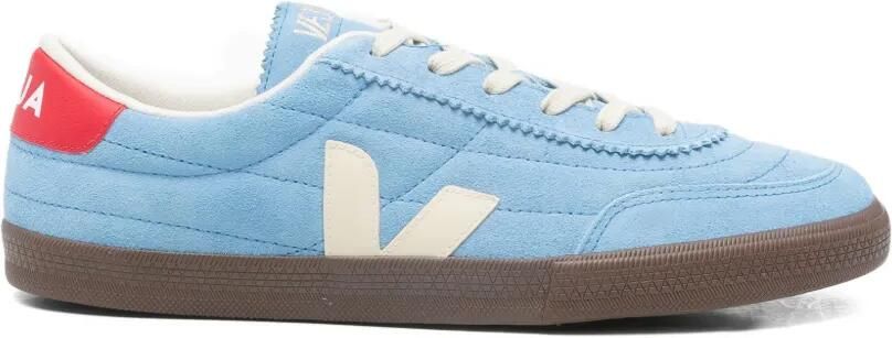 VEJA Panenka suède sneakers met vlakken Blauw