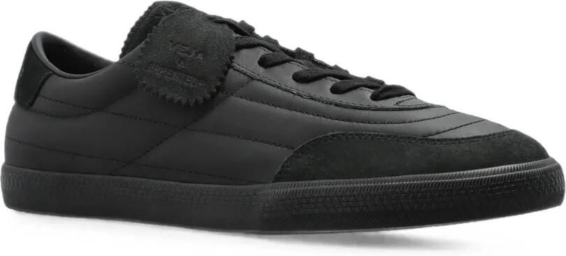 VEJA quilted panelled leather sneakers Zwart - Foto 4