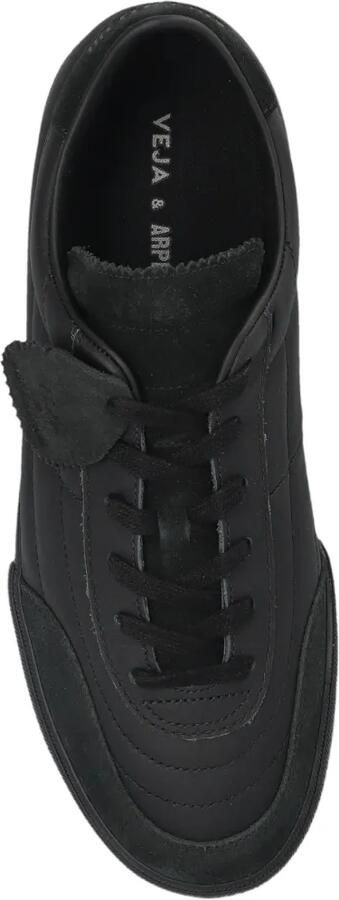 VEJA quilted panelled leather sneakers Zwart - Foto 3