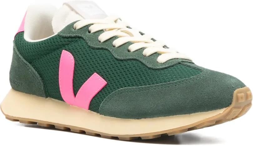 VEJA Rio Branco II sneakers met mesh Groen - Foto 2