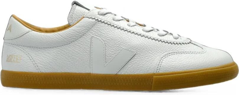 VEJA Sneakers van biologisch leer met logopatch Grijs