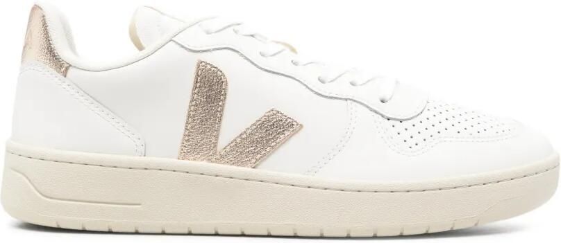 VEJA V-10 leren sneakers Wit