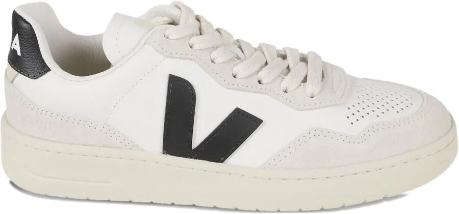 VEJA V-90 sneakers met logo-patch Wit