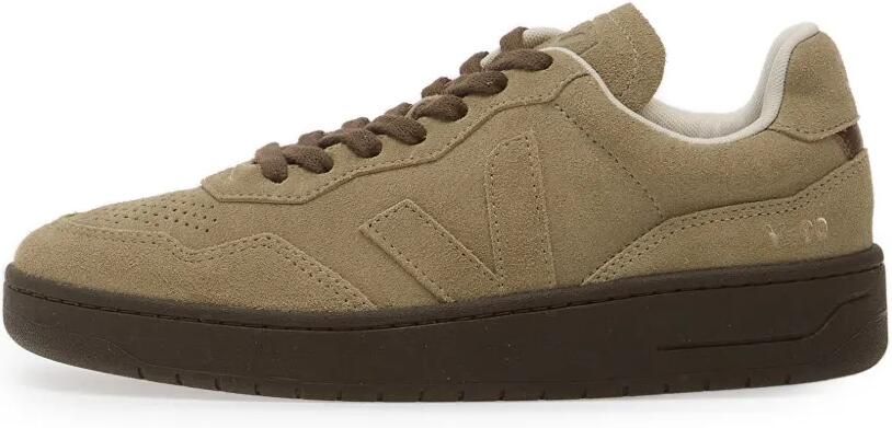 VEJA V-90 suède sneakers met adelaar Beige