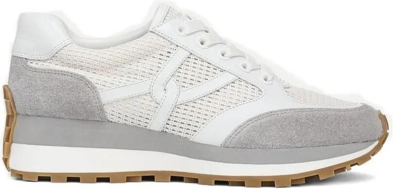 Veronica Beard Grey sneakers met vlakken Wit