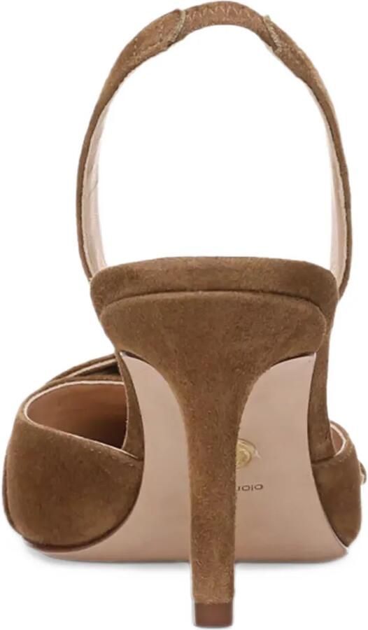 Veronica Beard Lenora pumps met gespdetail Bruin - Foto 2