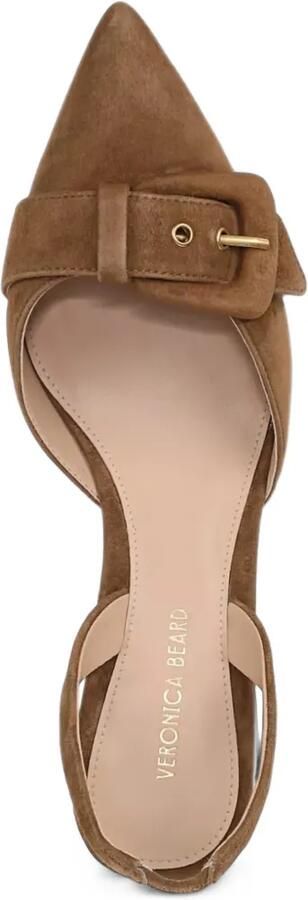 Veronica Beard Lenora pumps met gespdetail Bruin - Foto 5