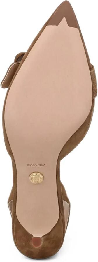 Veronica Beard Lenora pumps met gespdetail Bruin - Foto 4