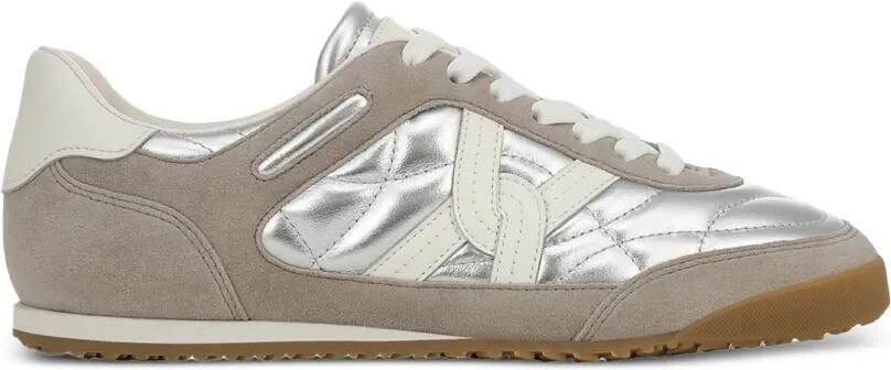 Veronica Beard Natalia sneakers met gewatteerd vlak Zilver