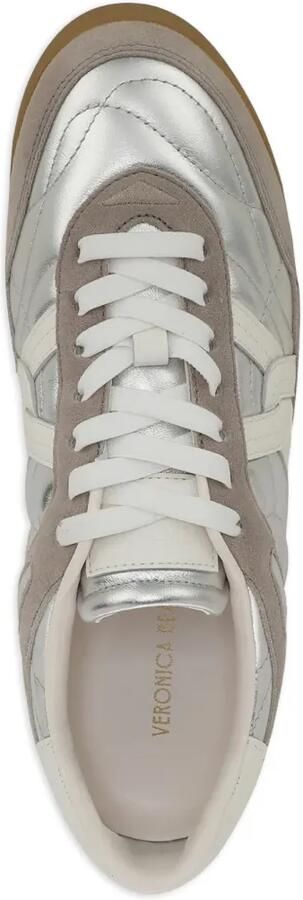 Veronica Beard Natalia sneakers met gewatteerd vlak Zilver - Foto 4