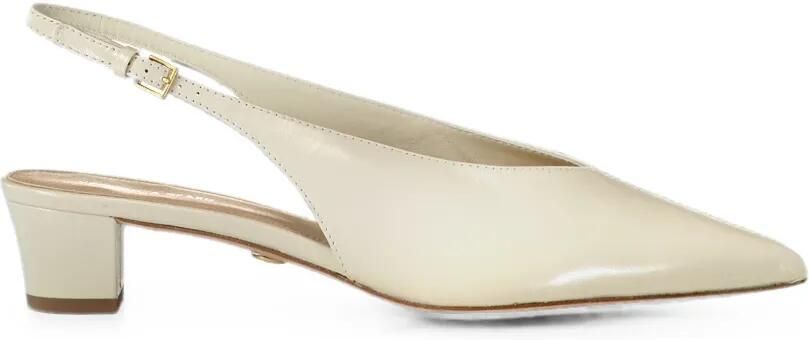 Veronica Beard Pamela leren pumps Beige