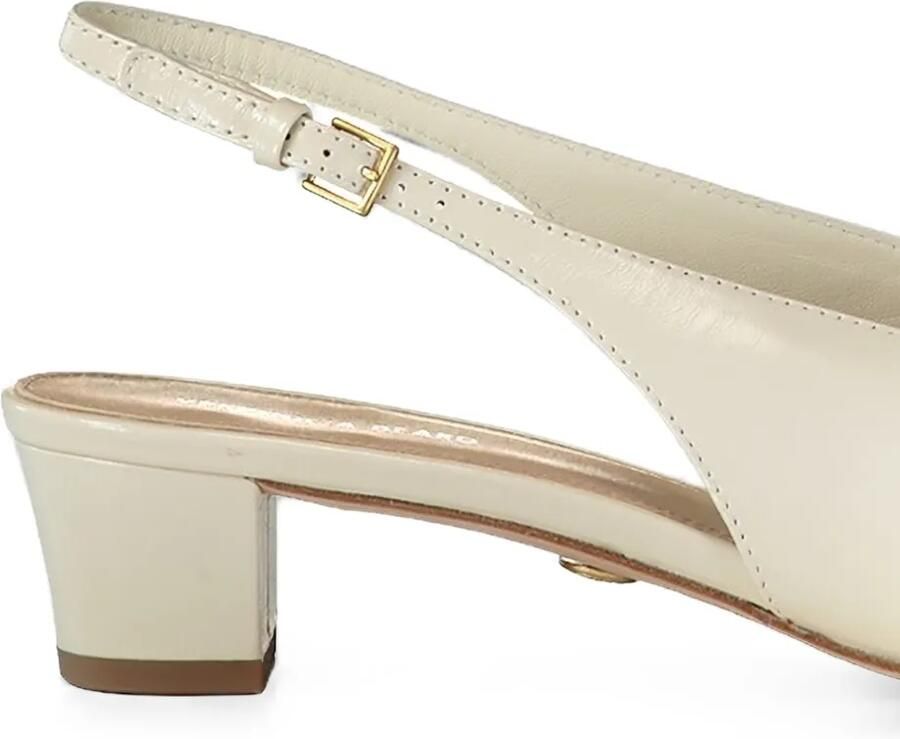 Veronica Beard Pamela leren pumps Beige - Foto 2