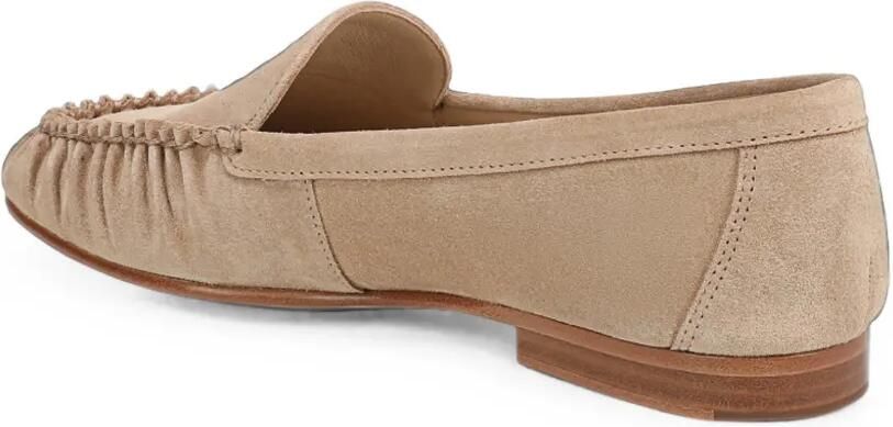 Veronica Beard Prilla suède loafers met ruches Beige - Foto 2