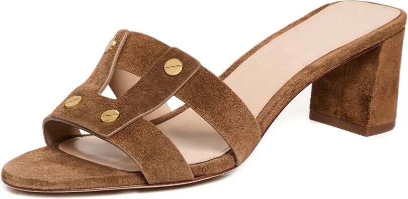 Veronica Beard Sandalen met studs Bruin