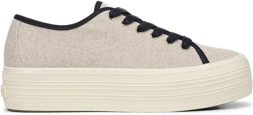 Veronica Beard Truett sneakers met plateauzool Beige