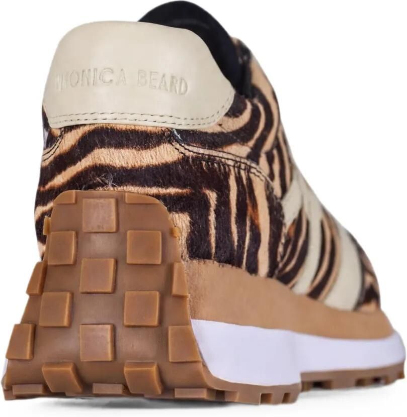 Veronica Beard Valentina sneakers met zebraprint Bruin - Foto 3
