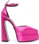 Versace Mary Jane sandalen met plateauzool Roze - Thumbnail 1