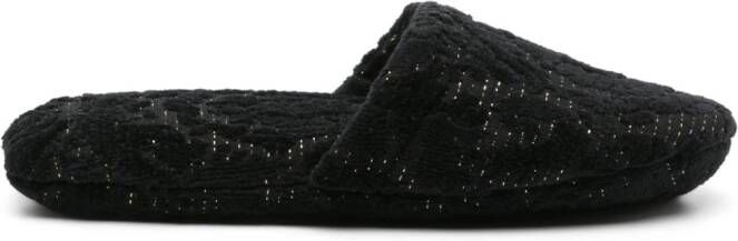 Versace Barocco slippers Zwart