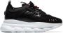 Versace Chain Reaction sneakers met suede afwerking Zwart - Thumbnail 1