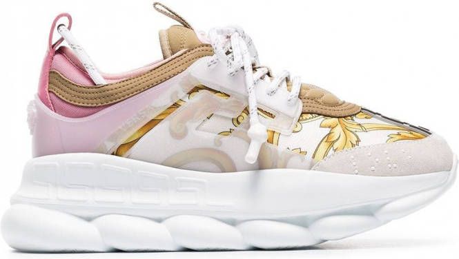 Versace chain reaction clean zwart met wit - shoebaloo.nl/