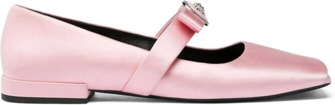 Versace Carla Ribbon ballerina's Roze