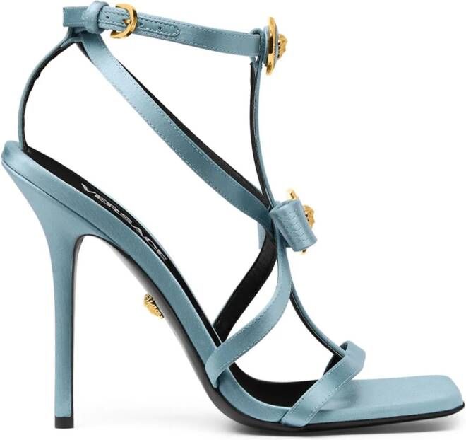 Versace Gianni Ribbon Cage pumps Blauw