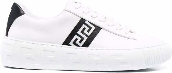 Versace Greca low-top sneakers Wit