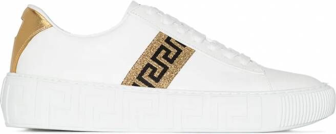 Versace Greca low-top sneakers Wit