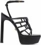 Versace Greca sandalen Zwart - Thumbnail 1