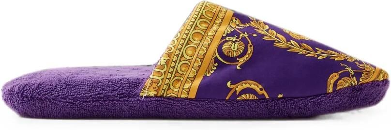 Versace Home Medusa '95 Barocco slippers Paars