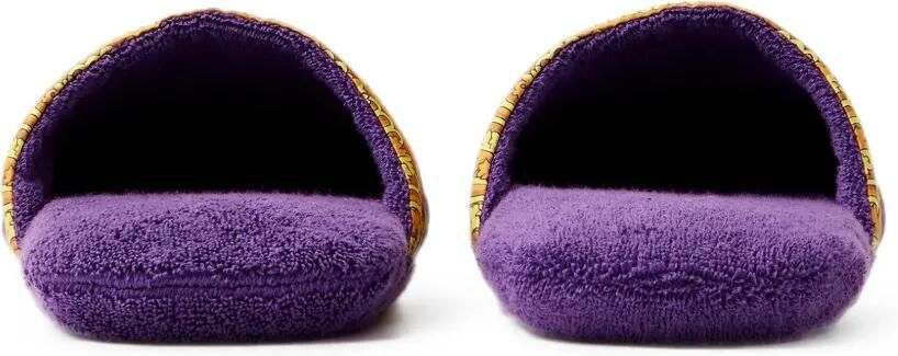 Versace Home Slippers met I love Baroque-print Paars - Foto 3