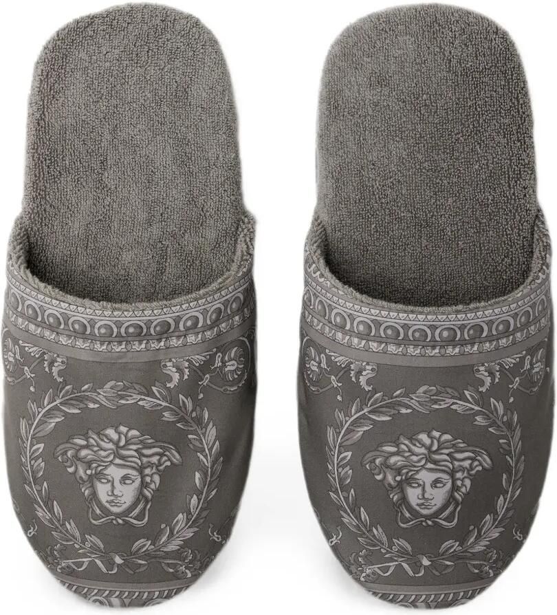 Versace Home Slippers met Medusa-print Grijs - Foto 4