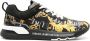 Versace Jeans Couture Sneakers met barokprint Zwart - Thumbnail 1