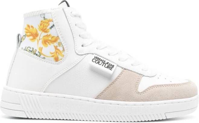 Versace Jeans Couture High-top sneakers Wit