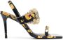 Versace Jeans Couture Sandalen met vierkante neus Zwart - Thumbnail 1