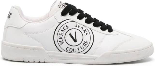 Versace Jeans Couture Brooklyn sneakers met V-embleem Wit