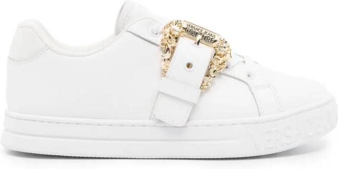 Versace Jeans Couture Court 88 leren sneakers Wit