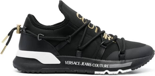 Versace Jeans Couture Dynamic low-top sneakers Zwart