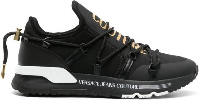 Versace Jeans Couture Dynamic slip-on sneakers Zwart