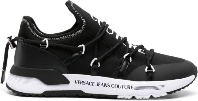 Versace Jeans Couture Dynamic slip-on sneakers Zwart