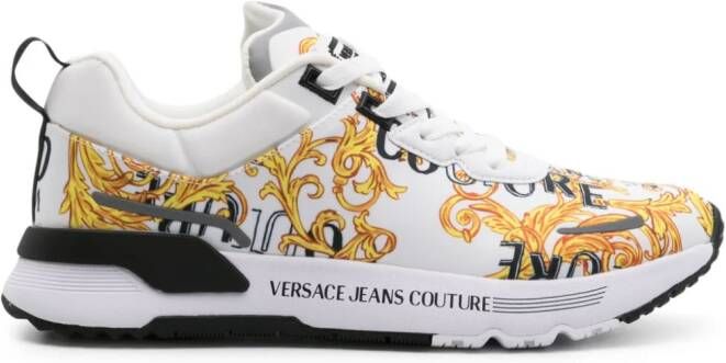 Versace Jeans Couture Dynamic sneakers met logoprint Wit