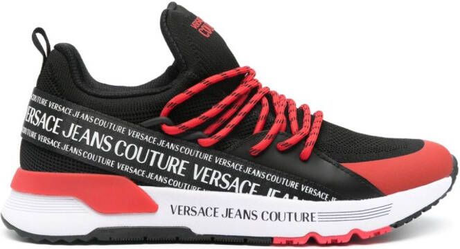 Versace Jeans Couture Dynamic sneakers met vlakken Zwart