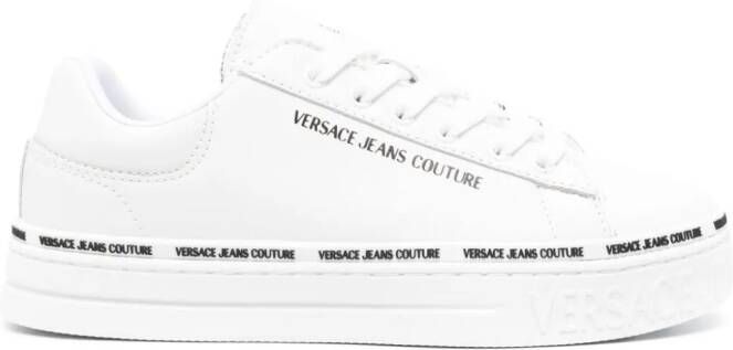 Versace Jeans Couture Leren sneakers Wit