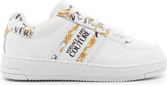 Versace Jeans Couture Meyssa leren sneakers Wit