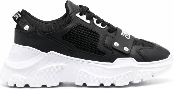 Versace Jeans Couture Sneakers met vlakken Zwart