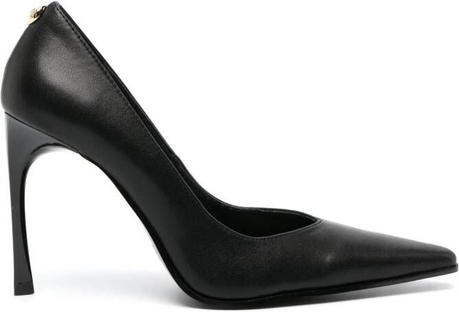 Versace Jeans Couture Pumps met puntige neus Zwart