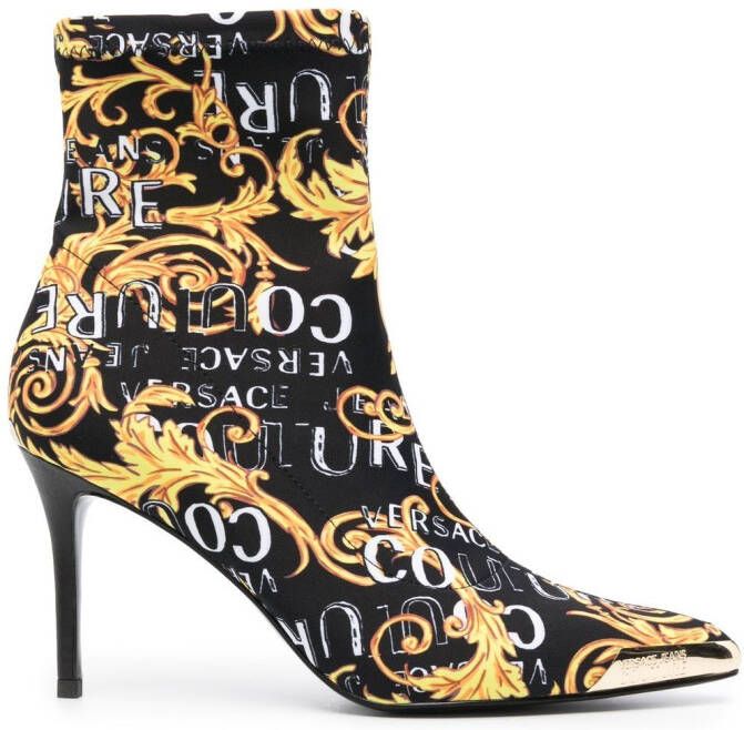 Versace Jeans Couture Scarlett laarzen met print Zwart