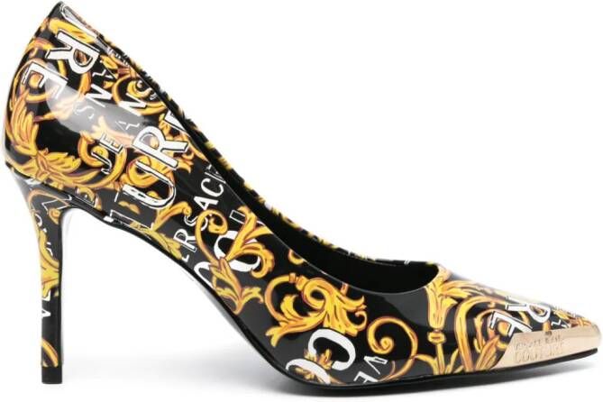 Versace Jeans Couture Scarlett 95 mm pumps Zwart