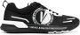 Versace Jeans Couture Sneakers met logo-reliëf Zwart - Thumbnail 1